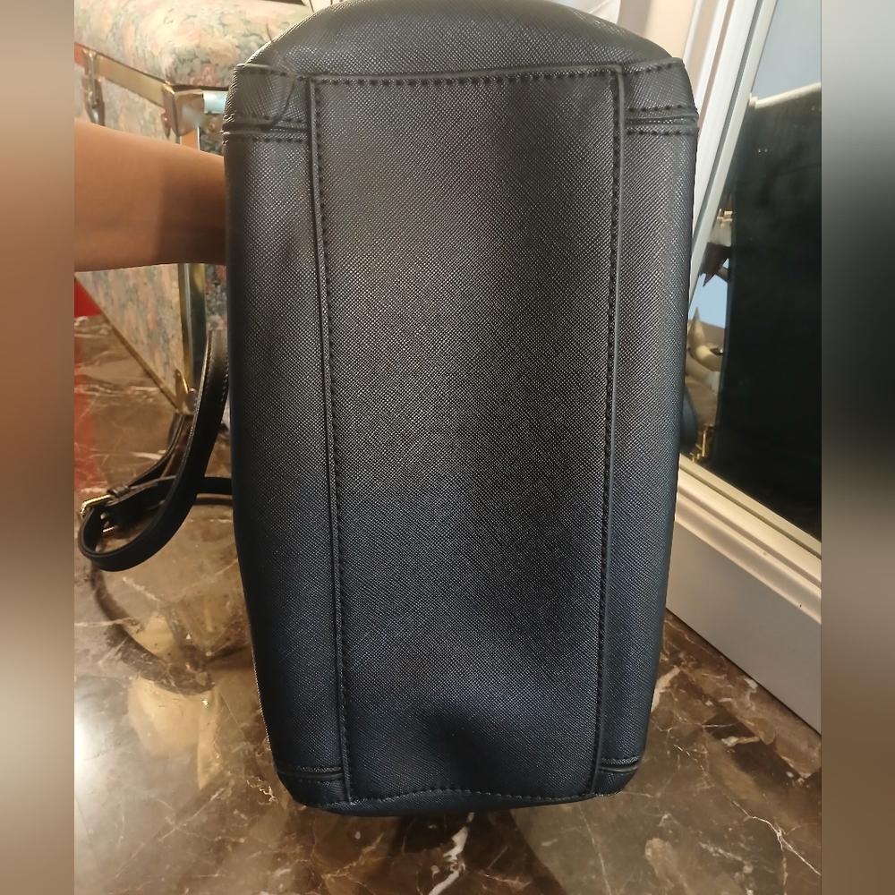 Steve Madden Black and Cream Women's Bag - Picture 4 of 14